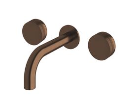 Sussex Pure Bath Set 160mm with Cirque Textured Handles PVD Brushed Bronze