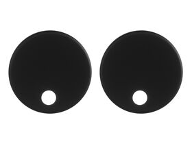Kado Lux Large Hinge Cover Plates Matte Black