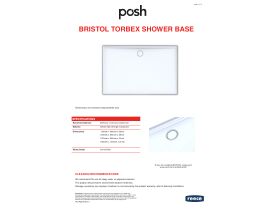 Technical Guide - Posh Bristol Torbex Shower Base
