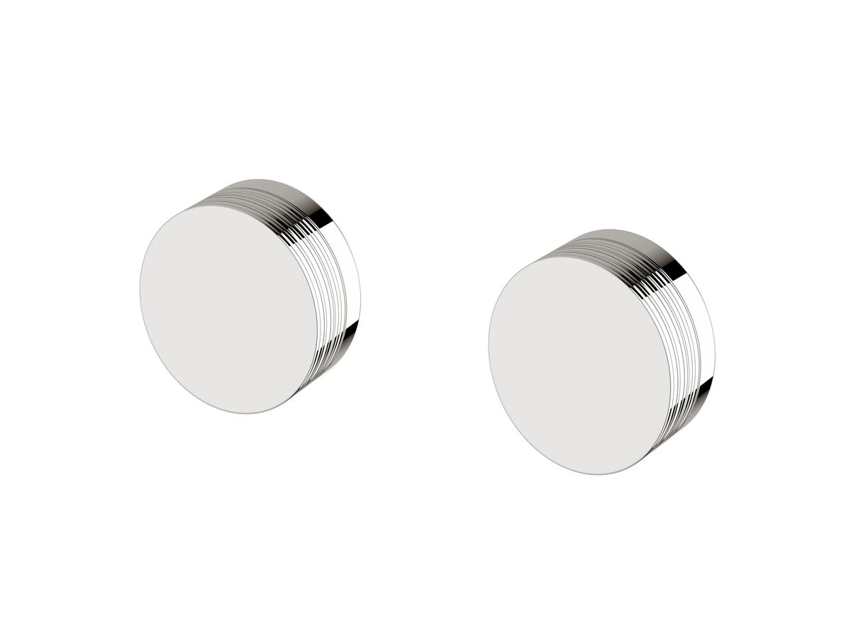 Sussex Pure Wall Top Assembly Taps with Cirque Textured Handles Chrome