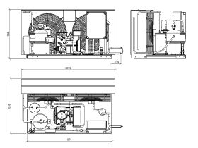 Tecumseh Semi Hermetic EVO Condensing Unit SHT4521ZHR-TZ 3 Phase