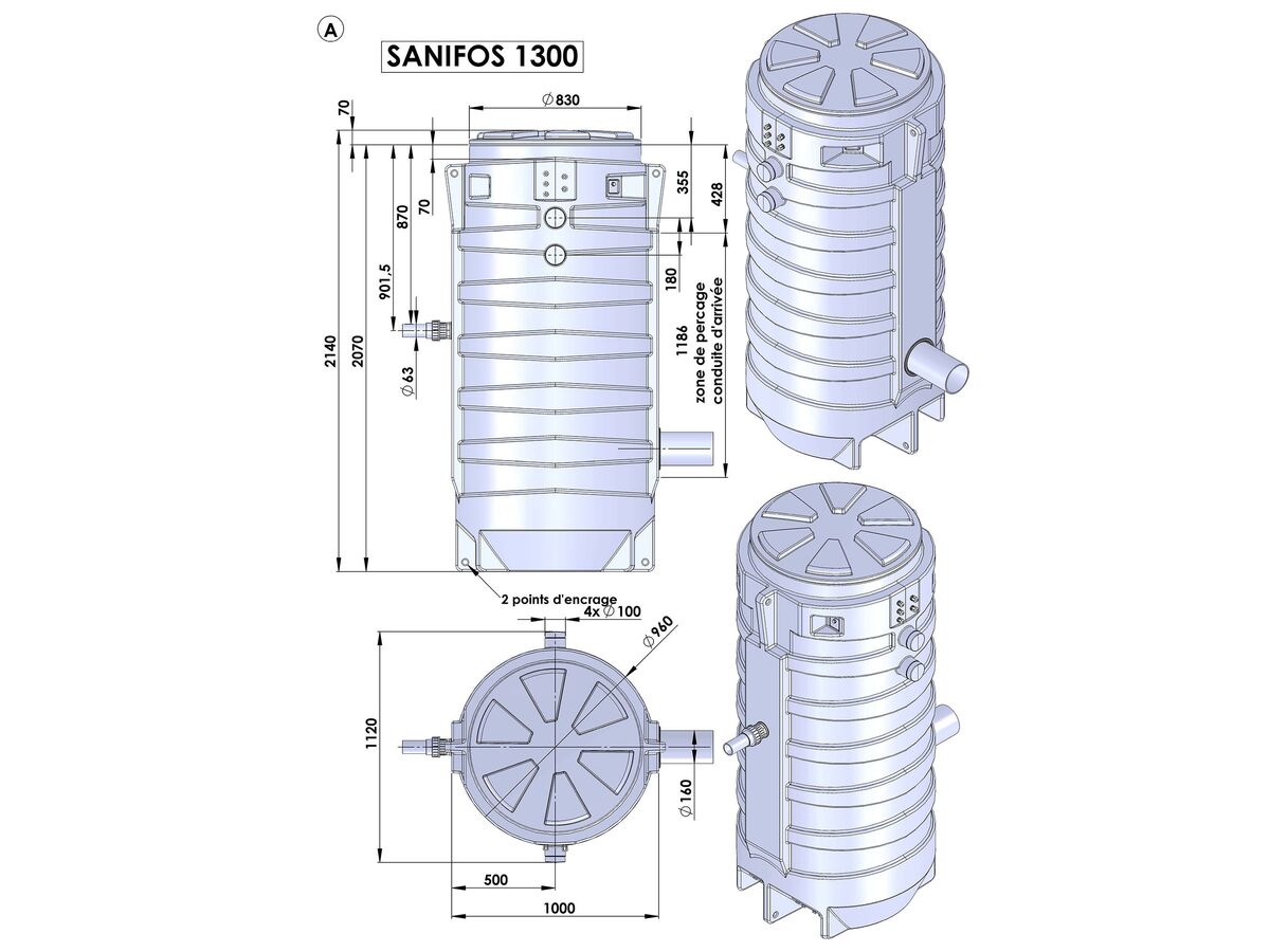 Sanifos 1300 Cutter - 2