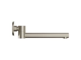 Supporting Image - Mizu Drift Swivel Bath Outlet Straight Spout 227mm Brushed Nickel - Side