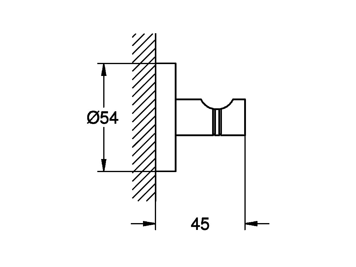 GROHE Essentials Accessories Robe Hook