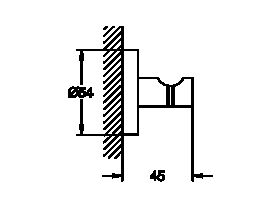 GROHE Essentials Accessories Robe Hook