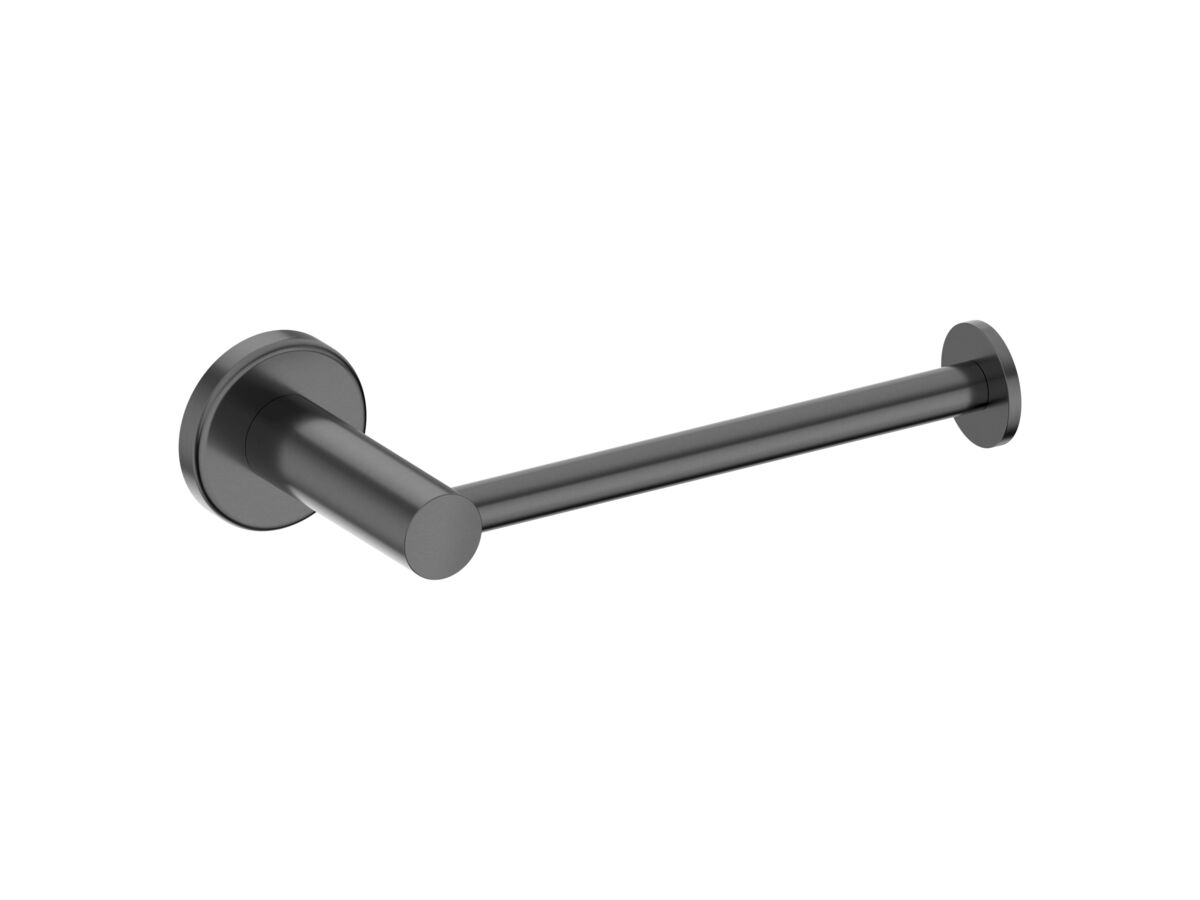 Mizu Drift Straight Toilet Roll Holder Brushed Gunmetal