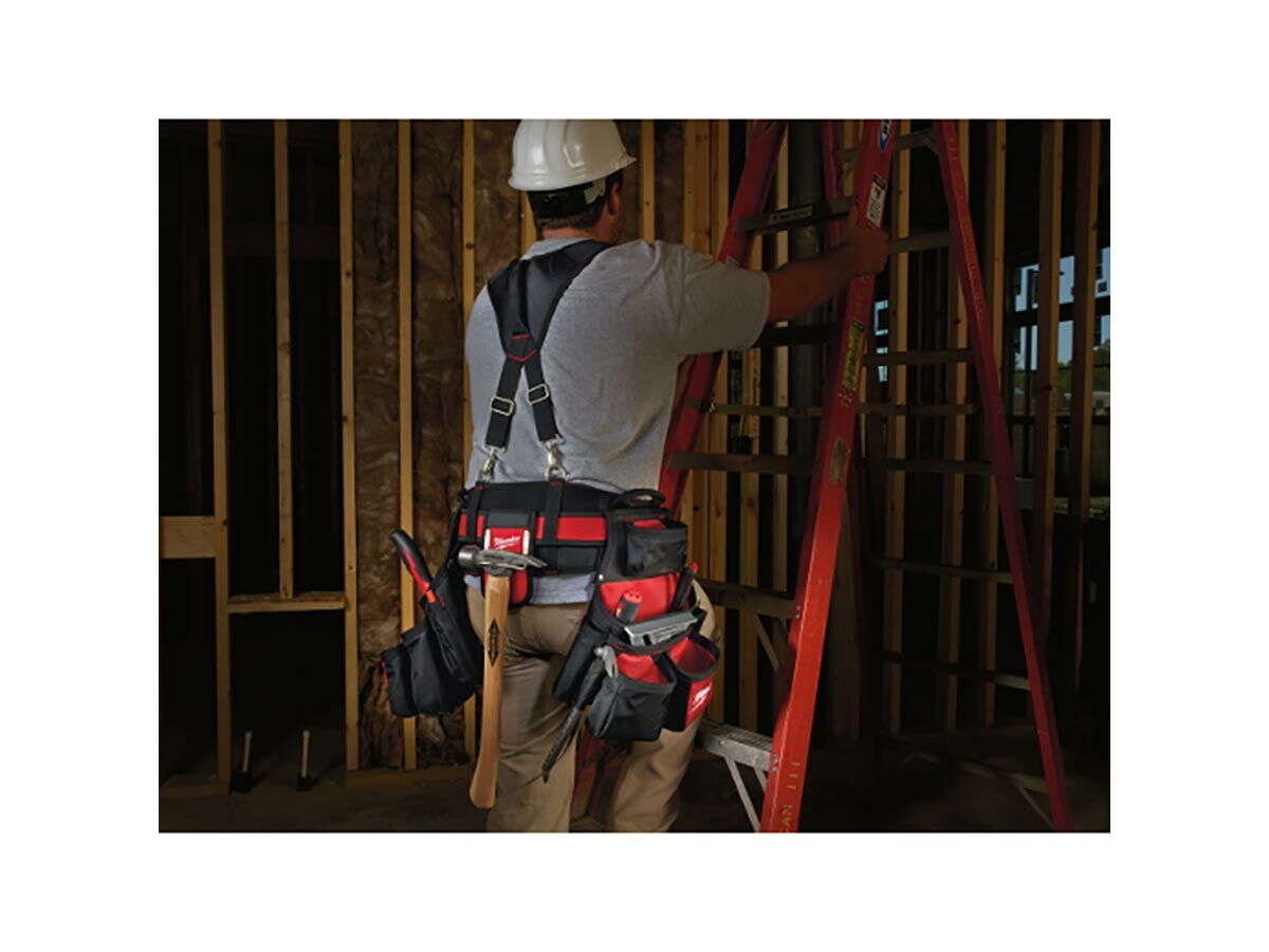 Milwaukee Contractors Work Belt with Bag