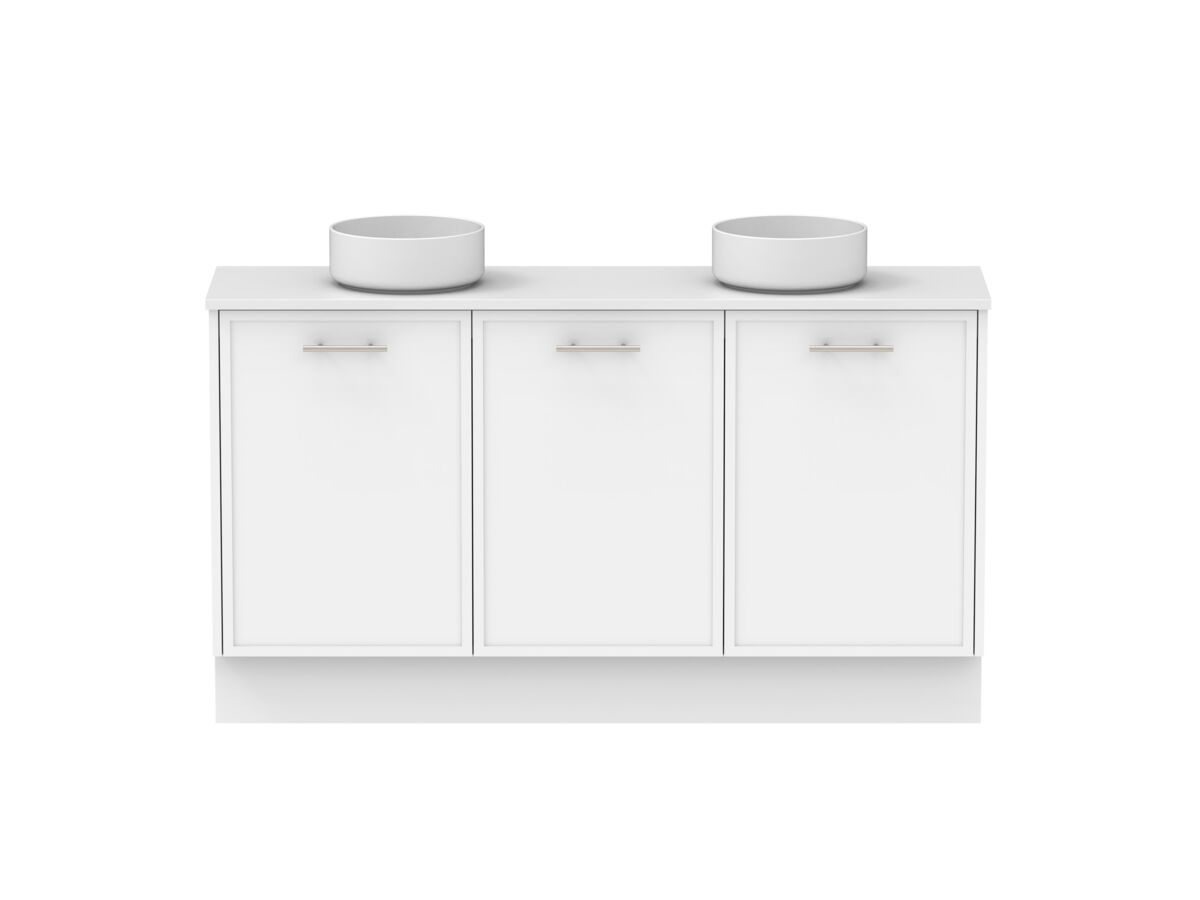 Supporting Image - Kado Lux Ensuite All Door 1500mm Floor Mount Double Basin 20mm Top Shaker