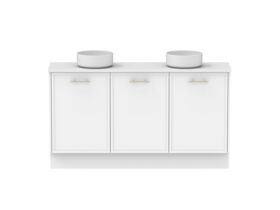 Supporting Image - Kado Lux Ensuite All Door 1500mm Floor Mount Double Basin 20mm Top Shaker