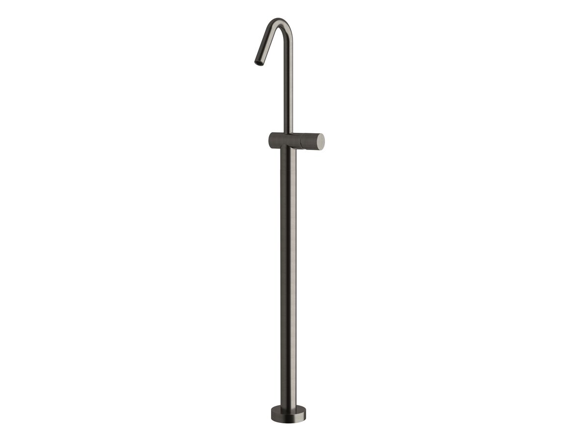 Sussex Pure Floor Mounted Bath Mixer Tap PVD Brushed Gunmetal