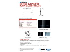 Technical Guide - Sigma 80 Electrical Dual Flush Reflective Glass with Installation Set
