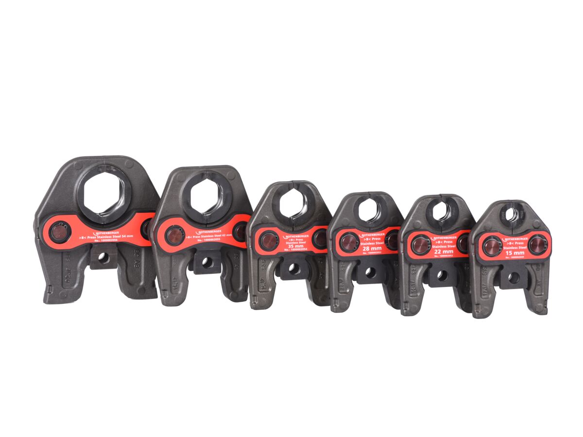 Rothenberger 3000/4000 B-Press Stainless Steel Jaw Set 15-54