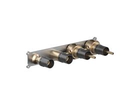 Supporting Image - Faucet Strommen Single Rail Shower System Inwall Body Lead Free