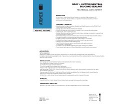 Technical Guide - ATOMIK R&G Neutral Silicone