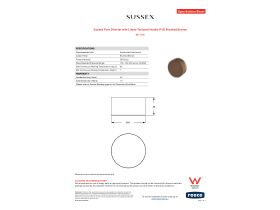 Specification Sheet - Sussex Pure Diverter with Linear Textured Handle PVD Brushed Bronze