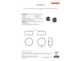 Specification Sheet - Sussex Pure Elemental Progressive Dual Mixer System PVD Brushed Gunmetal Lead Free