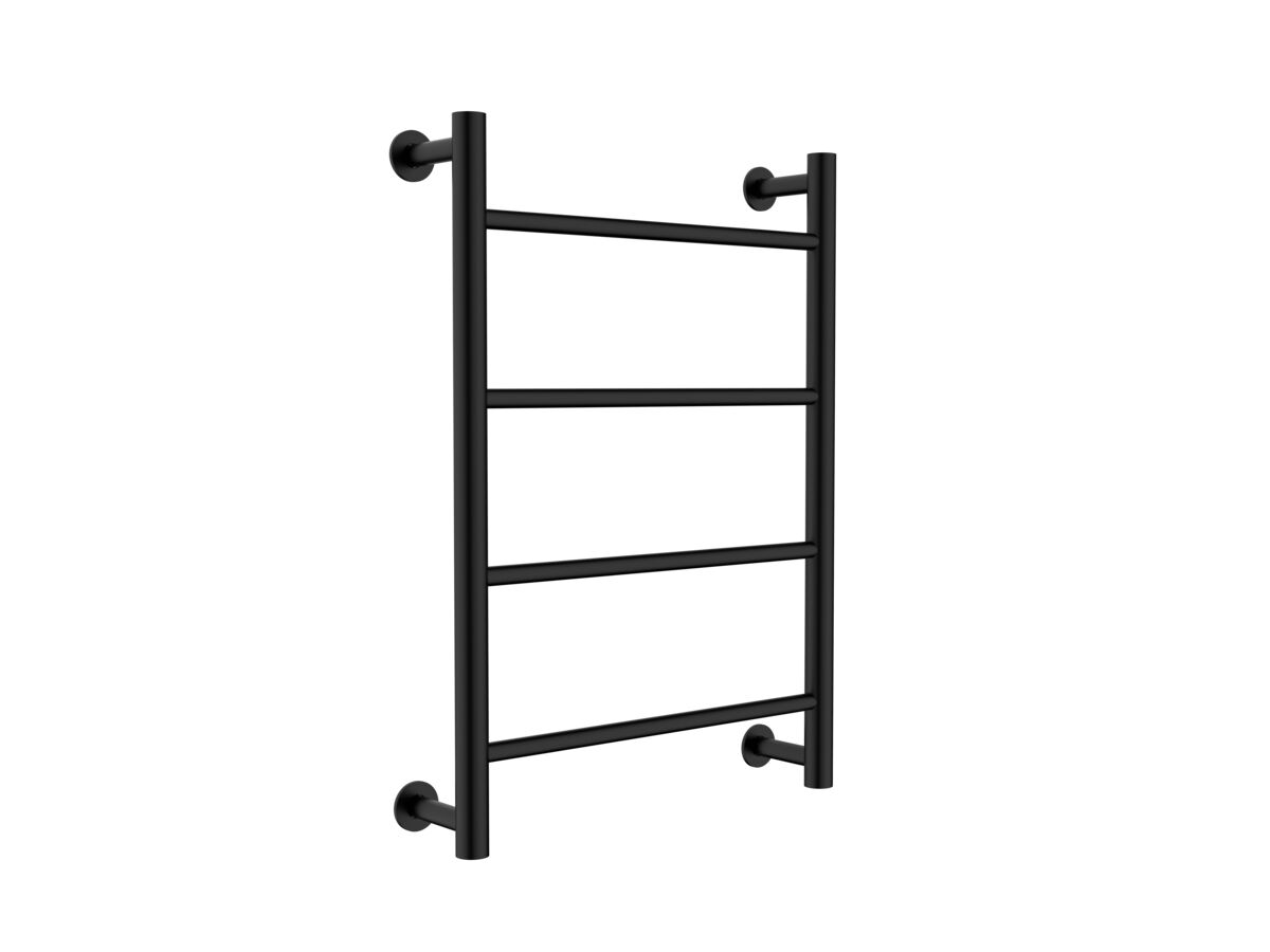 Posh Solus MK2 Heated Towel Rail 700mm x 500mm Matte Black