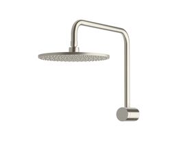 Sussex Pure Hi-Rise Shower Square with 250mm Shower Head Brushed Nickel (3 Star)
