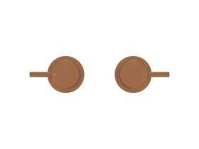 Supporting Image 2 - Mizu Drift Wall Top Assemblies Brushed Bronze Lead Free - Front