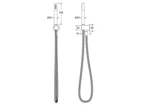 Sussex Pure Microphone Handshower with Fixed Bracket (3 Star)