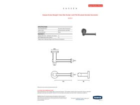 Specification Sheet - Sussex Scala Straight Toilet Roll Holder LUX PVD Brushed Smoked Gunmetal