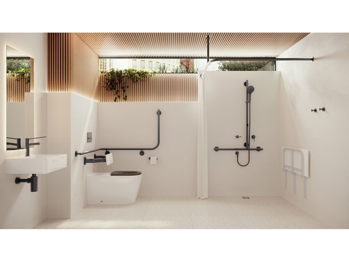 In Situ - Mizu Commercial Bathroom - Brushed Gunmetal 3