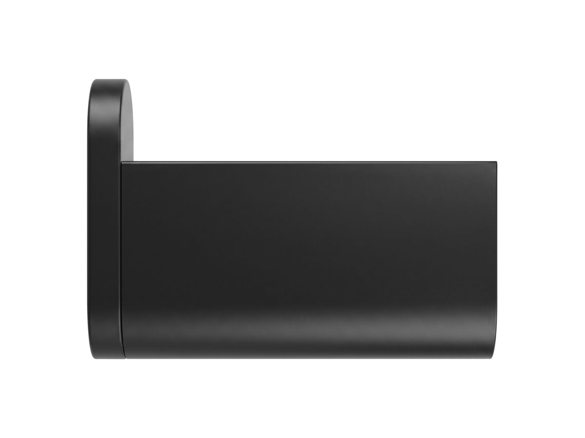 Supporting Image - Mizu Soothe Robe Hook Matte Black - Side