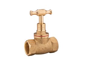Hero - Dura Stop Tap Female & Female T-Head Rough Brass 20mm Lead Free