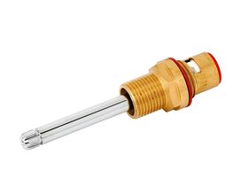 Mizu Bloc Wall 3/4 Turn Ceramic Disc Spindle 115mm Chrome Hot