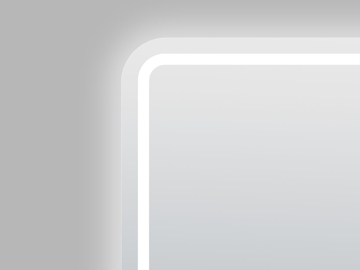 Supporting Image 4 - Kado Aspect Rectangle Veil LED Mirror 800mm X 1000mm