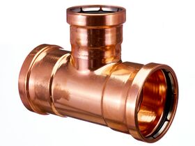 >B< Press Water Reducing Tee 100mm x 100mm x 80mm