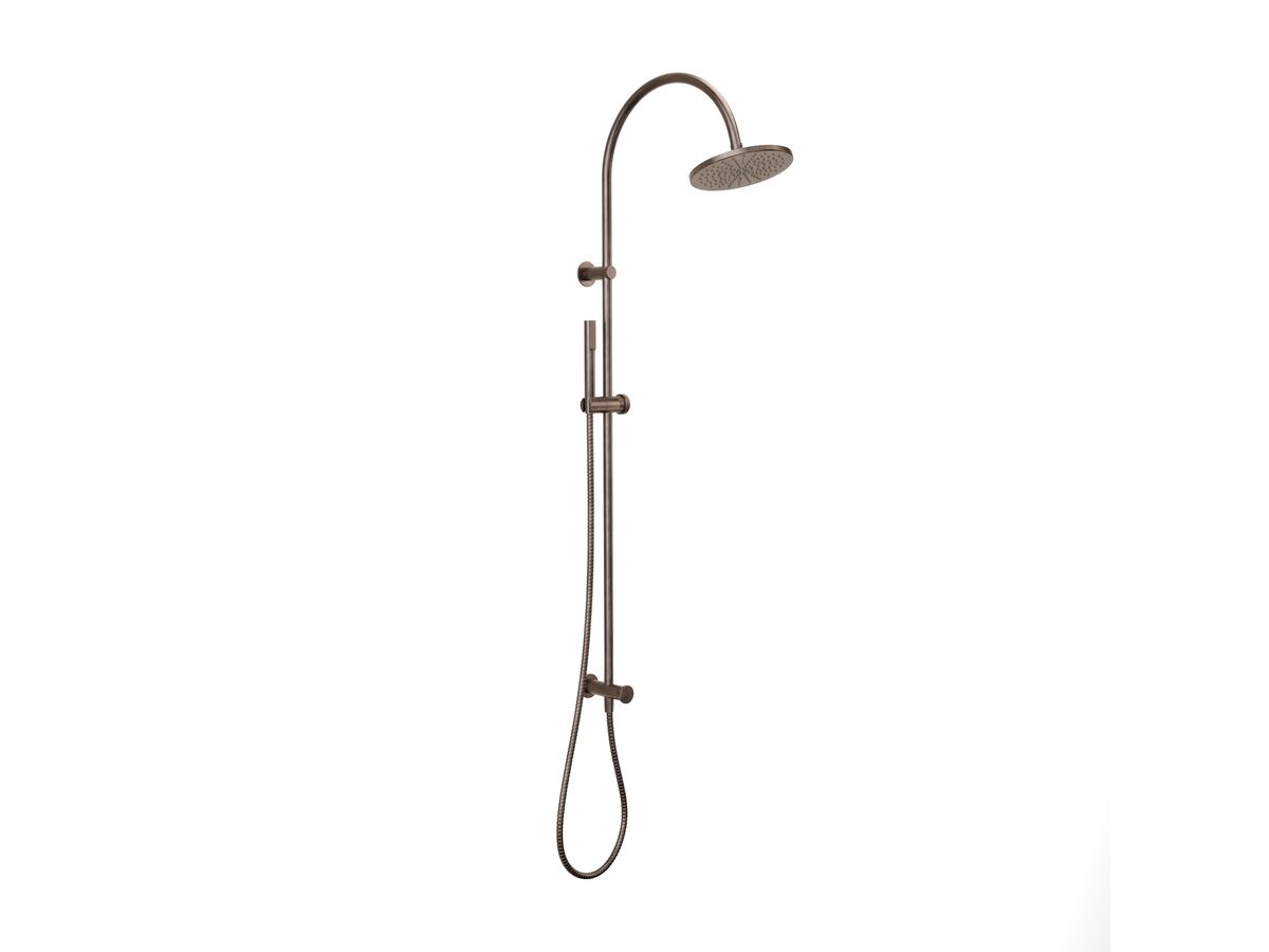 Hero - Faucet Strommen Vara Disc Twin Rail Shower Armada Bronze (3 Star)