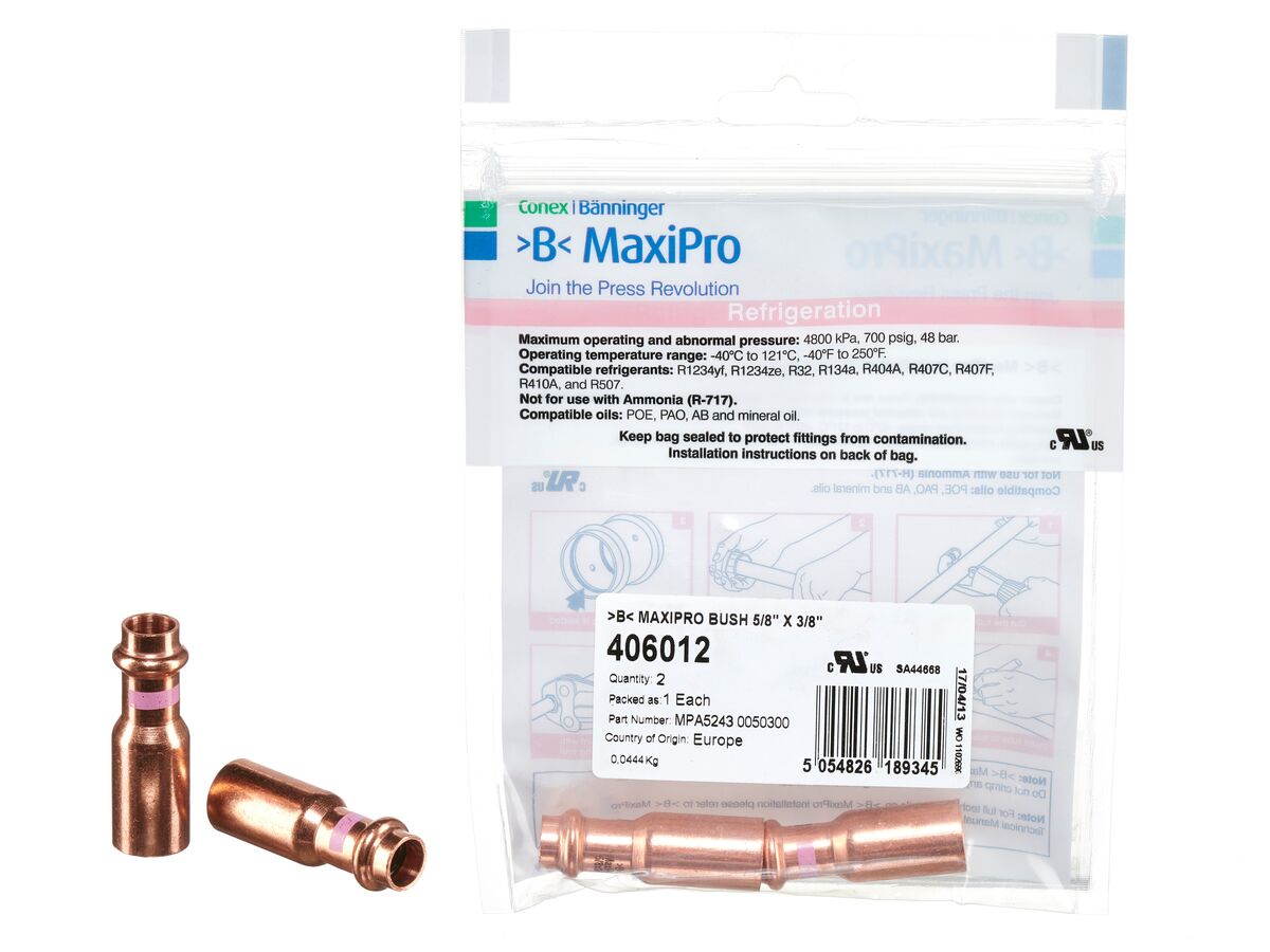 >B< Maxipro Bush 5/8" x 3/8" Bag of 2