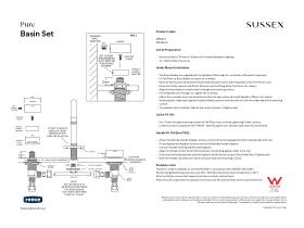 Installation Instructions - Sussex Pure Basin Set (5 Star)