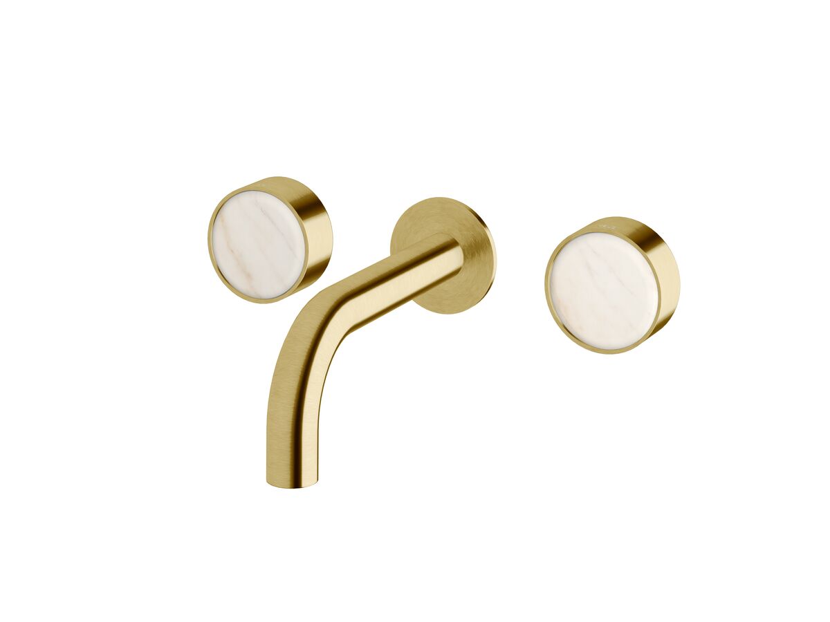 Supporting Image - Sussex Pure Elemental Bath Set 160mm PVD Brushed Gold with Aurora Insert