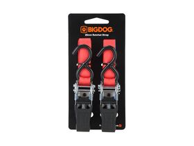 Bigdog Ratchet Tie Down Straps 25mm x 5m (2)