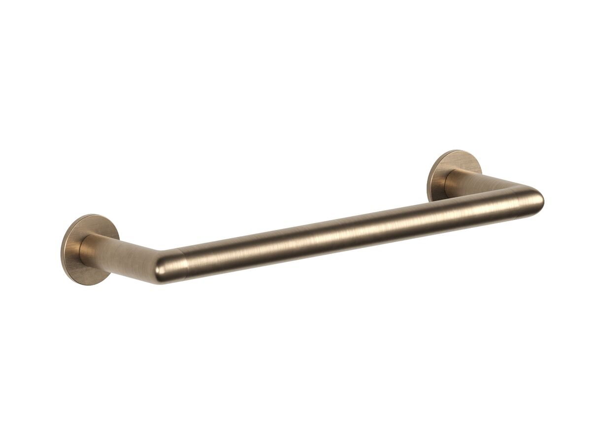 Hero - Faucet Strommen Vara Single Towel Rail 300mm Discovery Bronze