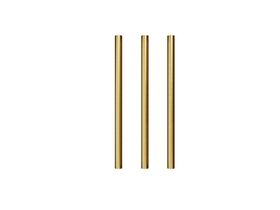 Hydrotherm Pure Vertical Triple Heated Towel Rail 900 x 38mm PVD Brushed Gold