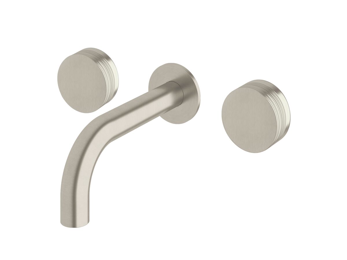 Sussex Pure Bath Set 160mm with Cirque Textured Handles PVD Brushed Nickel
