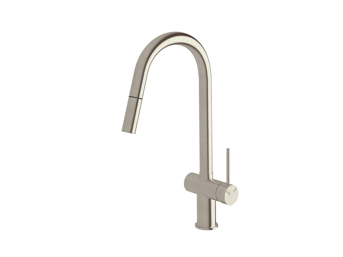 Sussex Scala Pullout Sink Mixer LUX PVD Brushed Oyster Nickel (4 Star)
