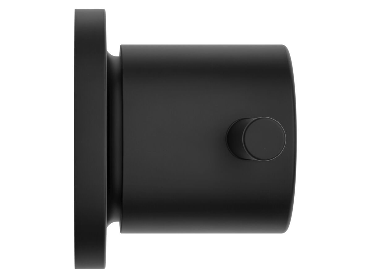 Supporting Image - Mizu Drift Wall Top Assemblies Matte Black Lead Free - Side
