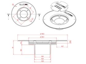 Leak Control Flange with Cap 100mm