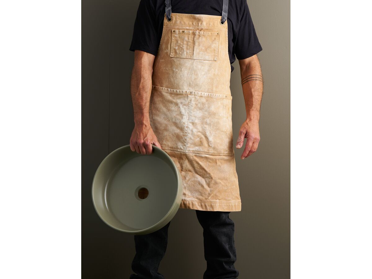 In Situ - Robert Gordon Potters 370mm Above Counter Basin Sage - 4