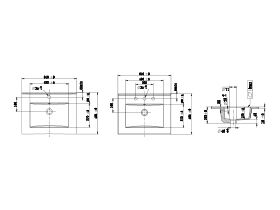 Posh Bristol MK2 600mm Vanity Top