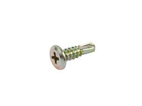 Bridgland Wafer Head Screw Metal Yellow Zinc 10-16 x 16mm (100)