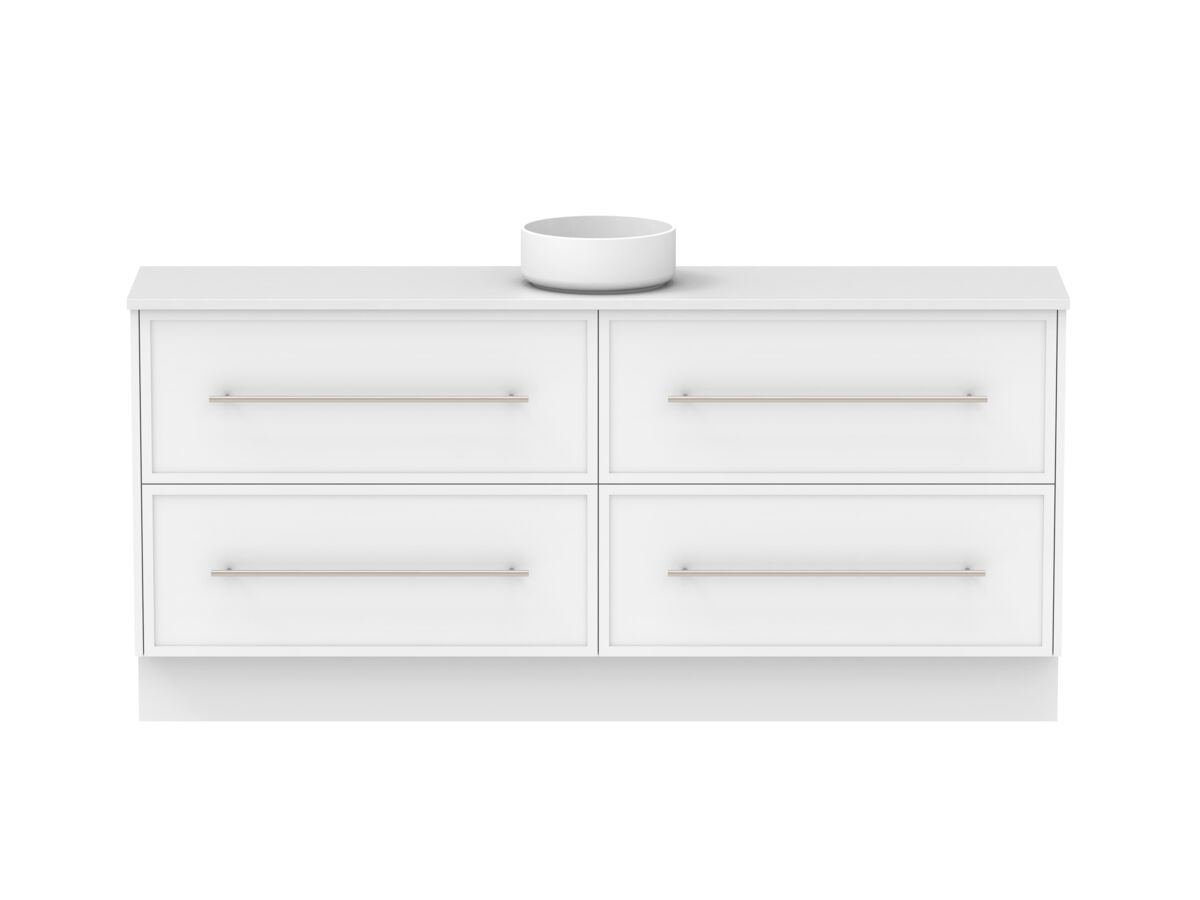 Supporting Image - Kado Lux Ensuite All Drawer Twin 1800mm Floor Mount Centre Basin 20mm Top Shaker
