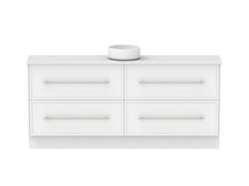 Supporting Image - Kado Lux Ensuite All Drawer Twin 1800mm Floor Mount Centre Basin 20mm Top Shaker