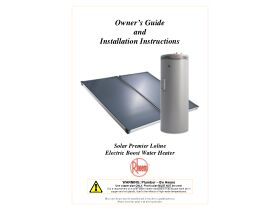 Installation Instructions - Rheem Premium Loline
