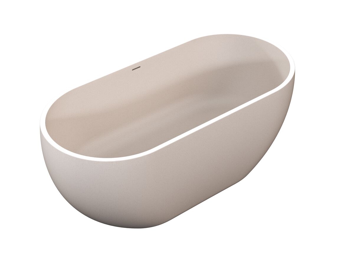 Hero - Omvivo Villa Freestanding Bath 1725 x 820mm Island Sand