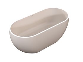 Hero - Omvivo Villa Freestanding Bath 1725 x 820mm Island Sand